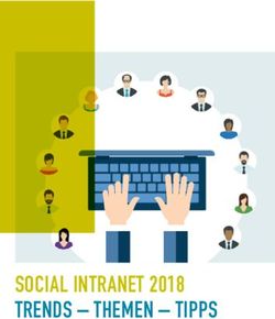 SOCIAL INTRANET 2018 TRENDS - THEMEN - TIPPS - Business User