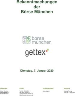 Bekanntmachungen der B&ouml;rse M&uuml;nchen - Dienstag, 7. Januar 2020 - Gettex