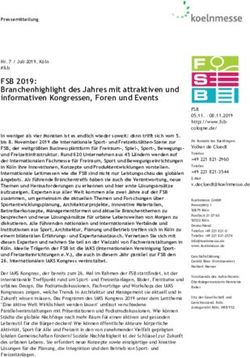 FSB 2019: Branchenhighlight des Jahres mit attraktiven und informativen Kongressen, Foren und Events - press1