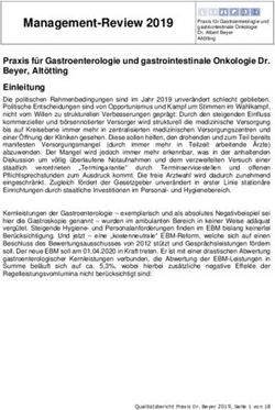Management-Review 2019 - Praxis für Gastroenterologie und ...