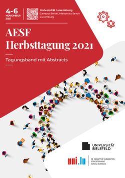 AESF Herbsttagung 2021 - 4-6 Tagungsband mit Abstracts - University ...