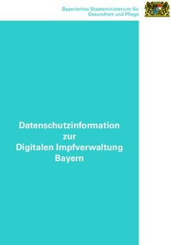 Datenschutzinformation zur Digitalen Impfverwaltung Bayern