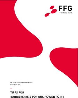 TIPPS F&Uuml;R BARRIEREFREIE PDF AUS POWER POINT - FFG