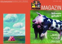MAGAZIN Schwein gehabt? - PROVIEH