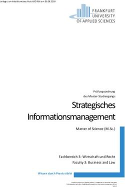 Strategisches Informationsmanagement - Master of Science (M.Sc.) Fachbereich 3: Wirtschaft und Recht Faculty 3: Business and Law - Frankfurt ...