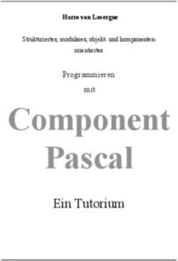 Component Pascal Ein Tutorium - Programmieren mit