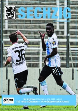 TSV 1860 M&Uuml;NCHEN vs. FC W&Uuml;RZBURGER KICKERS - SPIELTAG | SAMSTAG, 6. JUNI 2020, 14 UHR