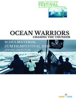 OCEAN WARRIORS SCHULMATERIAL ZUM FILMFESTIVAL 2020 - FÜR DIE OBERSTUFE - Filme für die Erde ...