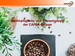Nachhaltigkeits- und Klimastrategie der CAFEA-Gruppe
