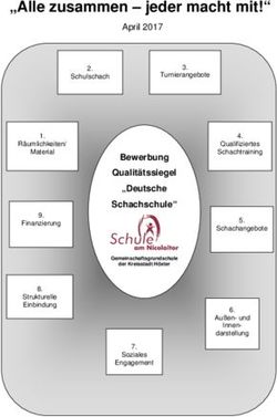 "Alle zusammen - jeder macht mit!" - April 2017 - Schule am Nicolaitor