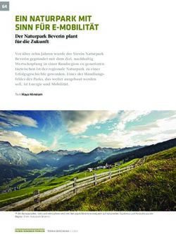 EIN NATURPARK MIT SINN FU R E-MOBILITA T - WORTMARKT