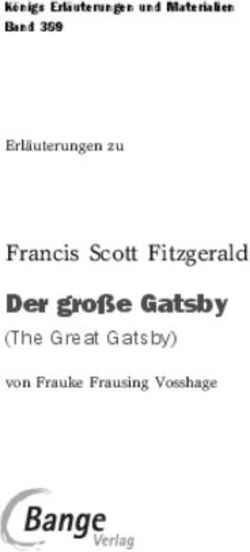 Der gro&szlig;e Gatsby Francis Scott Fitzgerald - Erl&auml;uterungen zu von Frauke Frausing Vosshage