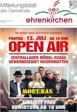 Mitteilungsblatt der Gemeinde - Gemeinde Ehrenkirchen
