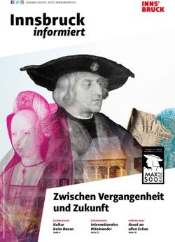Zwischen Vergangenheit und Zukunft - Kultur beim Bauen Internationales Miteinander - Innsbruck Informiert