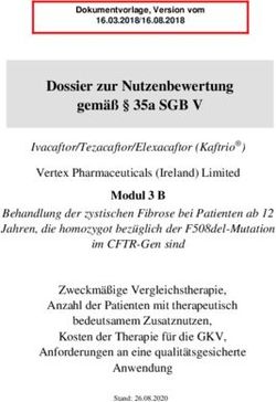 Dossier Zur Nutzenbewertung Gemäß 35a SGB V