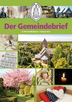 Der Gemeindebrief St. Nicolai Boldixum Frühjahr 2021 - Kirche St. Nicolai