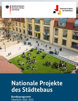 Nationale Projekte des Städtebaus - Bundesprogramm Überblick 2014-2021 - BBSR