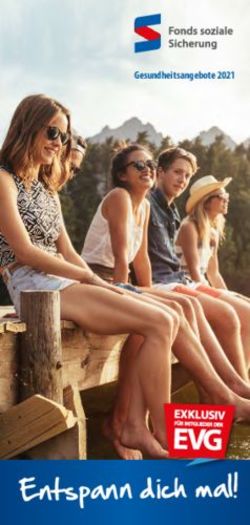 Entspann dich mal! - Gesundheitsangebote 2021 - gesundheit und ...