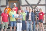 17 St&ouml;rche auf einem Dach - Stadt Frohburg