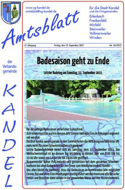 Badesaison geht zu Ende - VG Kandel