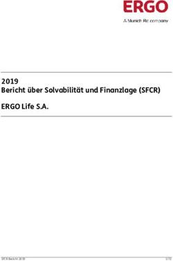 2019 Bericht &uuml;ber Solvabilit&auml;t und Finanzlage (SFCR) ERGO Life S.A.