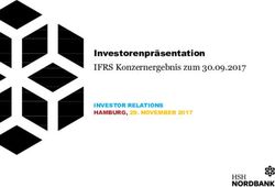 IFRS Konzernergebnis zum 30.09.2017