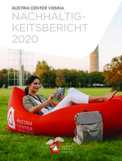 NACHHALTIG-KEITSBERICHT 2020 - AUSTRIA CENTER VIENNA
