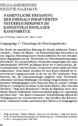 NAMENTLICHE ERFASSUNG DER EHEMALS INHAFTIERTEN &Ouml;STERREICHERINNEN IM KONZENTRATIONSLAGER RAVENSBR&Uuml;CK