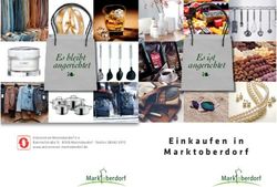 Es bleibt angerichtet Es ist angerichtet - Einkaufen in