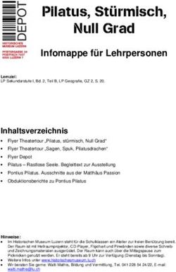 Pilatus, Stürmisch, Null Grad - Infomappe für Lehrpersonen