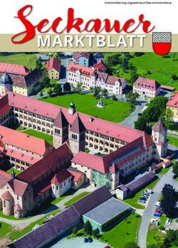 Seckauer MARKTBLATT Ausgabe 01 Juli 2018 www.seckau.at - Marktgemeinde Seckau