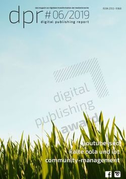 Dpr # 06/2019 - youtube-seo kalte cola und iot community-management - DIGITAL PUBLISHING REPORT