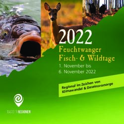 2 Feuchtwanger Fisch- & Wildtage - November bis 6. November 2022