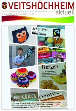 VEITSH&Ouml;CHHEIM aktuell - Amtliches Bekanntmachungsorgan der Gemeinde Veitsh&ouml;chheim - Gemeinde Veitsh&ouml;chheim