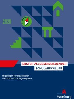2020 ERSTER ALLGEMEINBILDENDER SCHULABSCHLUSS