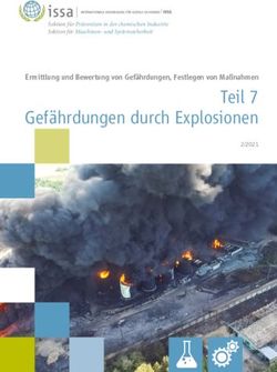 Gef&auml;hrdungen durch Explosionen - Ermittlung und Bewertung von Gef&auml;hrdungen, Festlegen von Ma&szlig;nahmen