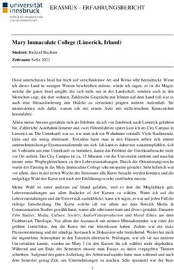 ERASMUS - ERFAHRUNGSBERICHT