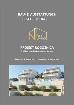 BAU- & AUSSTATTUNGS-BESCHREIBUNG PROJEKT ROGOZNICA - 2 Villen mit direktem Meerzugang - Nice ...