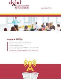 Ausgabe 1/2020 - Deutsche Gesellschaft für Hochschuldidaktik