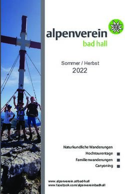 2022 Sommer / Herbst - Naturkundliche Wanderungen Hochtourentage Familienwanderungen Canyoning - &Ouml;sterreichischer Alpenverein