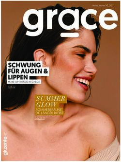 SCHWUNG F&Uuml;R AUGEN & LIPPEN - SUMMER GLOW SOMMERBR&Auml;UNE, DIE L&Auml;NGER BLEIBT Seite 14-15