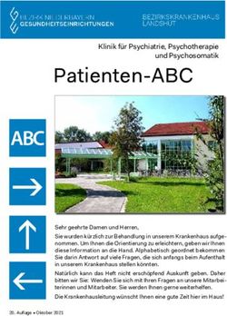 Patienten-ABC - Bezirkskrankenhaus Landshut