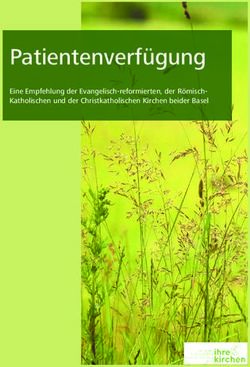 Patientenverf&uuml;gung Eine Empfehlung der Evangelisch-reformierten, der R&ouml;misch-Katholischen und der Christkatholischen Kirchen beider Basel ...