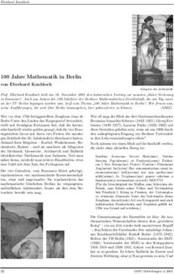 100 Jahre Mathematik in Berlin - von Eberhard Knobloch