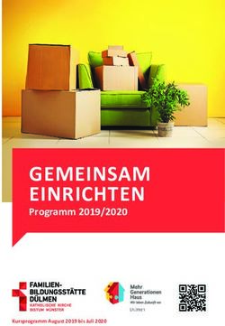 GEMEINSAM EINRICHTEN Programm 2019/2020 - Kursprogramm August 2019 bis Juli 2020 - FBS Dülmen