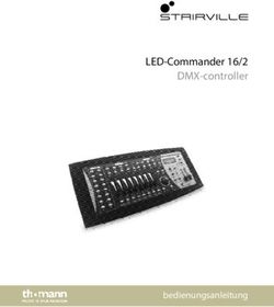 LED-Commander 16/2 DMX-controller - bedienungsanleitung - Thomann