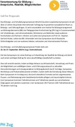 Verantwortung f&uuml;r Bildung - Anspr&uuml;che, Realit&auml;t, M&ouml;glichkeiten - World Education Leadership Symposium
