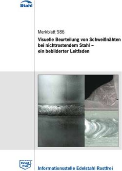 Merkblatt 986 Visuelle Beurteilung Von Schweißnähten Bei Nichtrostendem ...