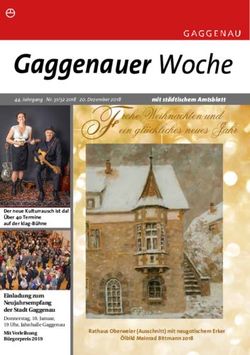 F rohe Weihnachten und ein glückliches neues Jahr - Stadt Gaggenau