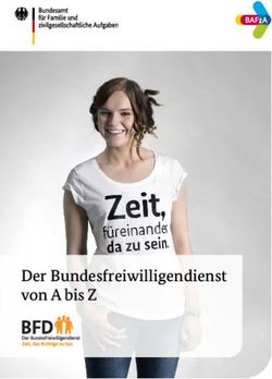 Der Bundesfreiwilligendienst von A bis Z - Hinweise von A bis Z